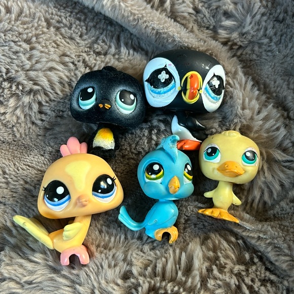 Littlest Pet Shop Other - Littlest Pet Shop Bird Lot of 5